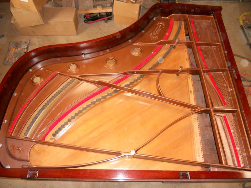 High-quality piano plate restoration for enhanced sound