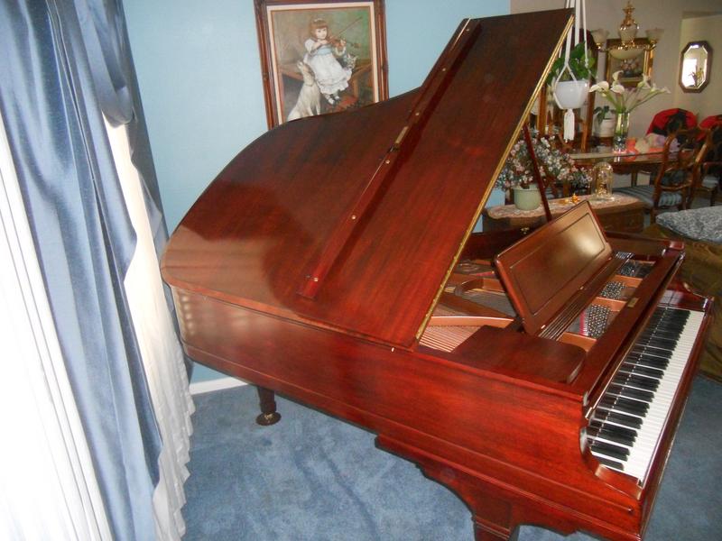 Expert piano case restoration for a polished finish